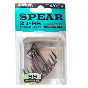 Крючок тройной BKK Spear 21-SS #12 (8шт)