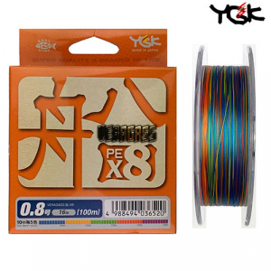 Плетеный шнур YGK VERAGASS PE X8 #0.6