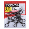 Вертлюжки Owner тройные Top Swivel №2/0