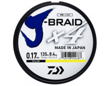 Плетеный шнур DAIWA J-BRAIDX4 0.19MM