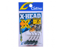 Джиг-головка Cultiva JH-86G X-Head 2гр (т.зеленая)